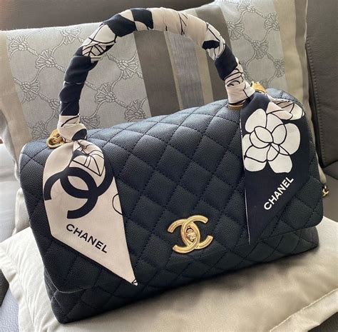 chanel holdall bag|Chanel small bag with handle.